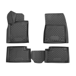 Jeep Grand Cherokee Floor Mats - Omac - Rubber TPE 4 Pcs - Black - '13-'15 Jeep Grand Cherokee Floor Mats - Omac - Rubber TPE 4 Pcs - Black - '13-'15